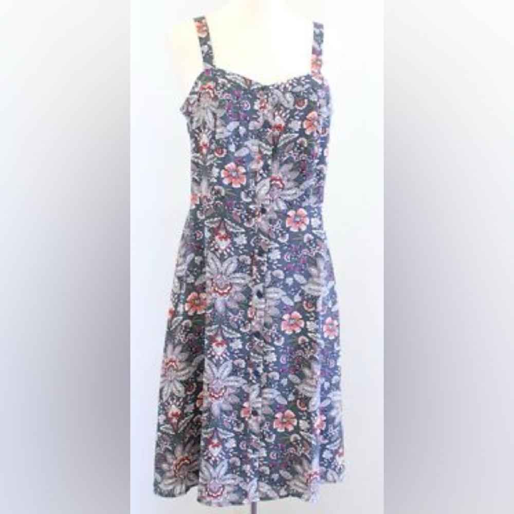 NWT Ann Taylor Loft Paisley Button Down Dress